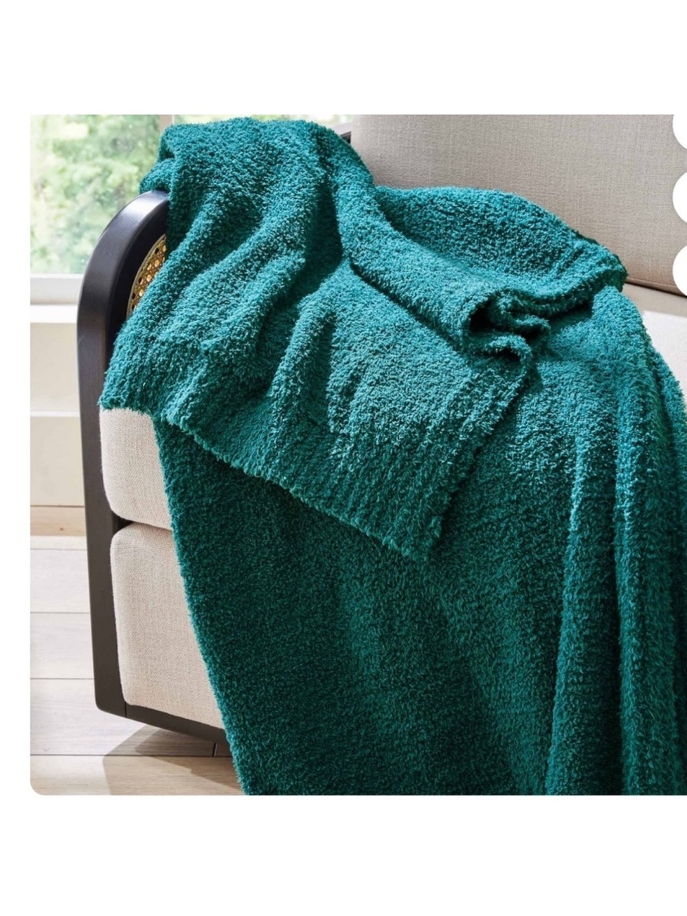 Better Homes & Gardens Cozy Knit Throw, Emerald, 50"x72"